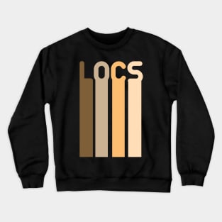 Locs Natural Hair Retro Crewneck Sweatshirt